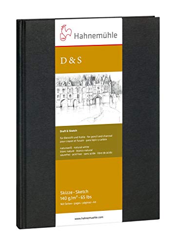 Skizzenbuch D&S schwarz 140g/m², DIN A3 hoch, 80Blatt von Hahnemühle