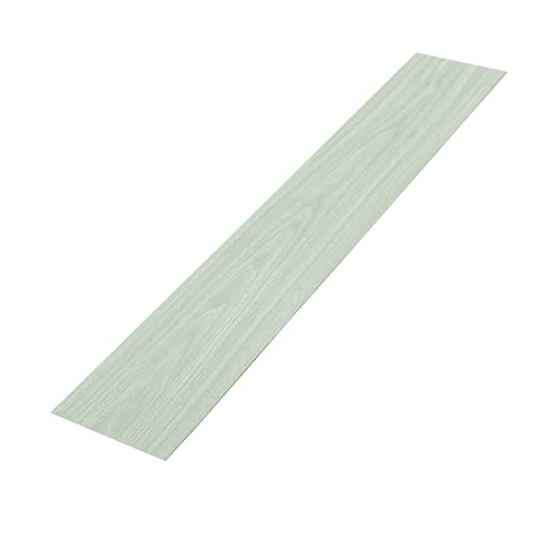 PVC Bodenbelag Vinylboden, 36 Stück, 5m², wasserdicht, selbstklebend, Vinyl Plank Bodenbelag, Holzoptik, 36x6 cm, für Küche, Wohnzimmer, Schlafzimmer, Esszimmer, RV (Blaugrau) von HaiYiZuhause