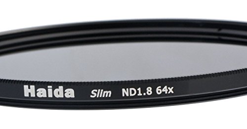 HAIDA Slim Graufilter ND64x - 62mm - Schlanke Fassung + Pro Lens Cap mit Innengriff HAIDA Slim Graufilter ND64x - 62mm - Schlanke Fassung + Pro Lens Cap mit Innengriff von Haida
