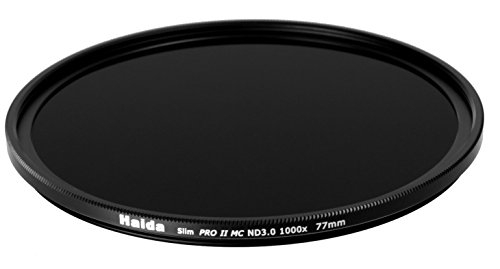 Haida Graufilter, 77 mm, schmal, ProII, mehrfach beschichtet, ND 3.0, 1000x Filter, ND1000 77 von Haida