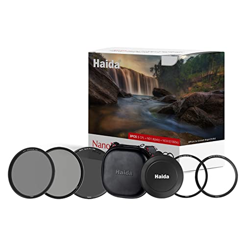 Haida Magnetfilter-Set – Polarisationsfilter, magnetisch, ND64 ND1000 mit Adapter für Ring oben 77 – 82 mm und Adapterring 82 mm Haida Magnetfilter-Set – Polarisationsfilter, magnetisch, ND64 ND1000 mit Adapter für Ring oben 77 – 82 mm und Adapterring 82 mm von Haida