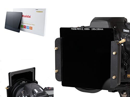 Haida Optical Neutral Graufilter 100 mm x 100 mm (ND 3.0) 1000x - Kompatibel mit Cokin Z-Pro System von Haida
