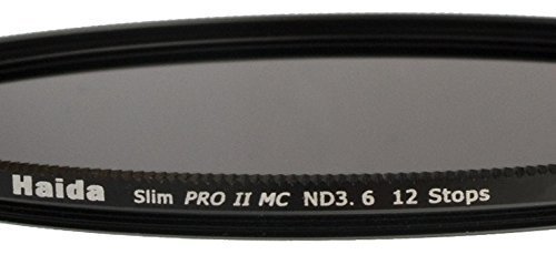 Haida Slim Extrem ND Graufilter PRO II MC (mehrschichtvergütet) ND3.6 (4000x) 55mm - inkl. Cap mit Innengriff von Haida