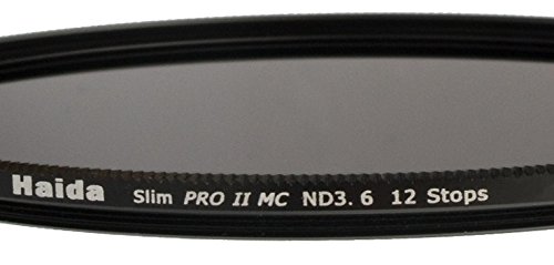 Haida Slim Extrem ND Graufilter PRO II MC (mehrschichtvergütet) ND3.6 (4000x) 72mm - inkl. Cap mit Innengriff von Haida