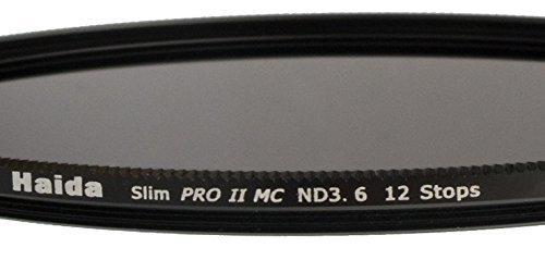 Haida Slim Extrem ND Graufilter Pro II MC (mehrschichtvergütet) ND3.6 (4000x) 62mm - inkl. Cap mit Innengriff von Haida