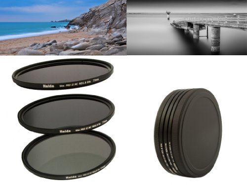 Haida Slim PRO II Digital MC Neutral Graufilter Set bestehend aus ND4x, ND8x, ND64x Filtern 67 mm inkl. Stack Cap Filtercontainer + Pro Lens Cap mit Innengriff Haida Slim PRO II Digital MC Neutral Graufilter Set bestehend aus ND4x, ND8x, ND64x Filtern 67 mm inkl. Stack Cap Filtercontainer + Pro Lens Cap mit Innengriff von Haida