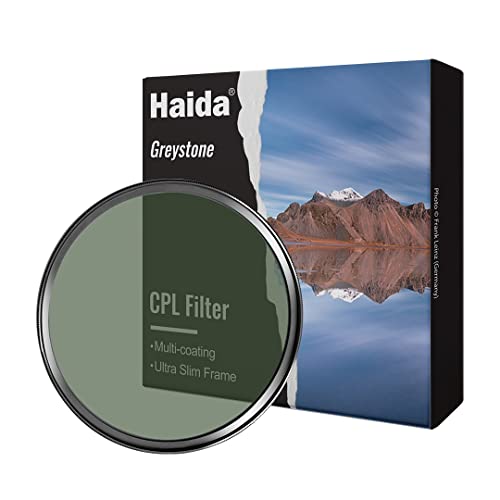 Haida Zirkular-Polarisationsfilter mit goldenem Außenring – CPL-Objektivfilter, ultradünner Polarisationsfilter, 82 mm Haida Zirkular-Polarisationsfilter mit goldenem Außenring – CPL-Objektivfilter, ultradünner Polarisationsfilter, 82 mm von Haida