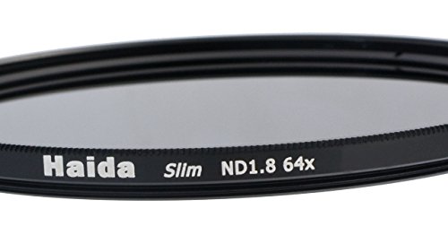 Slim Graufilter ND64 - 72mm.Schlanke Fassung + Pro Lens Cap mit Innengriff Slim Graufilter ND64 - 72mm.Schlanke Fassung + Pro Lens Cap mit Innengriff von Haida