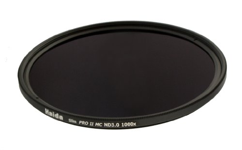 Slim Graufilter PRO II MC (mehrschichtvergütet) ND1000x 40,5 mm - Schlanke Fassung + Cap mit Innengriff von Haida