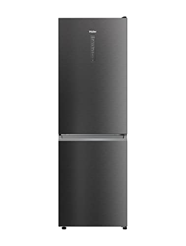 Haier 2D 60 SERIE 3 HDW3618DNPD Kühl-Gefrier-Kombination/Total No Frost/Smart hON-App/HumidityZone/XXL Nutzinhalt/Leise nur 36 db(A) / Dark Inox von Haier