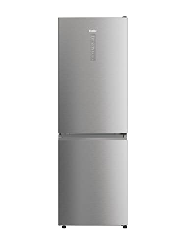 Haier 2D 60 SERIE 3 HDW3618DNPK Kühl-Gefrier-Kombination mit Edelstahlfront/Total No Frost/Smart hON-App/HumidityZone/XXL Nutzinhalt/Leise nur 36 db(A) / Inox von Haier