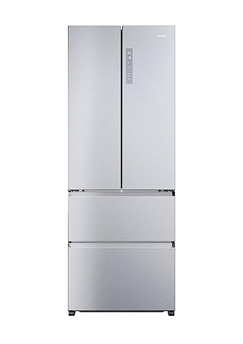 Haier French Door 70 SERIE 5 HFR5719ENMG Kühl-Gefrier-Kombination/Total No Frost/Easy Access Gefrierschubladen spart bis zu 30% Energie / 70 cm Breite/MyZone Plus/Edelstahllook von Haier