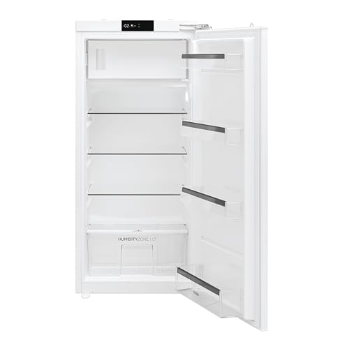 Haier HATO 126 DE Einbau-Kühlschrank mit Gefrierfach/Nische 122 cm/Festtürtechnik mit wechselbarem Türanschlag/Nutzvolumen 162 L/Total NoFrost Kältetechnologie/LED-Beleuchtung von Haier