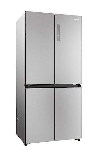 Haier HCR3818ENMM CUBE 83 SERIE 3 Kühl-Gefrierkombination / 4 Door mit Edelstahlfront/Total No Frost/Inverter Kompressor/XL-Slim-Line Air Surround von Haier