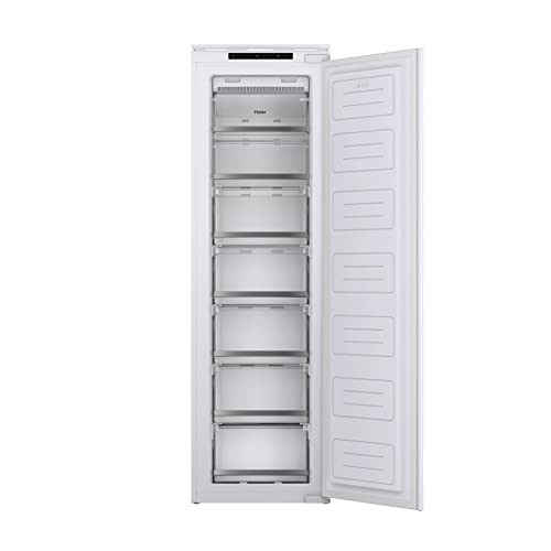 Haier HFE 172 NF DE Einbau-Gefrierschrank/Festtürtechnik/eintürig/NoFrost Kältetechnologie/Nutzvolumen 200 l Weiß von Haier