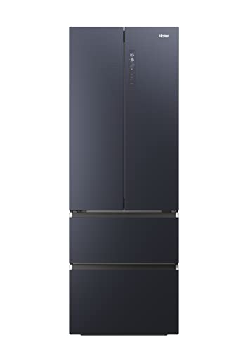 Haier HFW7720ENMB Kühl-Gefrier-Kombination/French Door/Farbe: Obsidian Black Inox / 477 Liter/MyZone Plus/Humidity Zone/Smart Home: Integriertes Wi-Fi/Auch Per HOn App Steuerbar von Haier