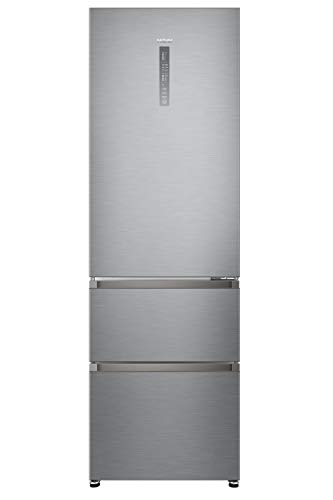 Haier HTR5619EOMG Kühl-Gefrier-Kombination / 234 L Kühlteil / 114 L Gefrierteil/MyZone Plus/Humidity Zone/Total No Frost von Haier