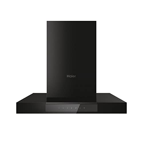 Haier I-LINK HATS6DS46BWIFI Wandhaube / 60 cm/Touch-Bedienung / 5 Leistungsstufen/Booster-Funktion/Timer/Wi-Fi-Funktion, Schwarz von Haier