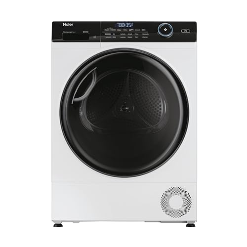 Haier I-PRO SERIE 5 HD81-A3959E Wärmepumpentrockner / 8 kg/A+++ / Smart Home - Wi-Fi & hOn App/Hygiene-Funktion/I-Refresh Dampfprogramm/Schontrommel [Energieklasse A+++] von Haier