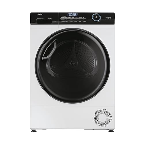 Haier I-PRO SERIE 5 HD91-A3959E Wärmepumpentrockner / 9 kg/A+++ / Smart Home - Wi-Fi & hOn App/Hygiene-Funktion/I-Refresh Dampfprogramm/Schontrommel von Haier