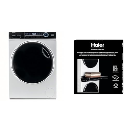 Haier I-PRO SERIE 7 HW80-B14979 Waschmaschine / 8 kg/A - beste Effizienz & Premium Universal-Verbindungsrahmen für Waschmaschinen und Wäschetrockner von Haier