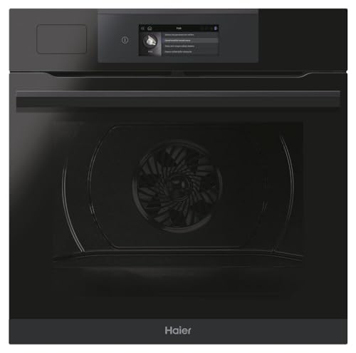 Haier I-TOUCH STEAM Serie 6 HWO60SM6TS5BHD / Einbau-Kombi-Dampfgarer/Heißluft/Grill / 60 cm/Touch Bedienung mit TFT/Katalyse Selbstreinigung/Wi-Fi Funktion/Bratenthermometer von Haier