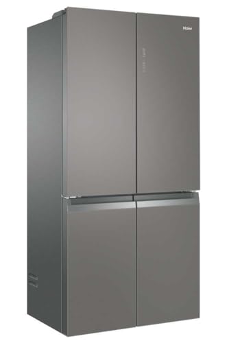 Haier Side-by-Side Kühlschrank (T-Door), Grau/Glas, Serie-3 von Haier