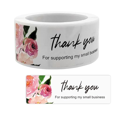 1 Roll Thank You Label Sticker Adhäsive Roll Für Kleinunternehmen Einzelhändler Geschäfte Und Geschenkverpackungen 1 Roll Thank You Label Sticker Adhäsive Roll Für Kleinunternehmen Einzelhändler Geschäfte Und Geschenkverpackungen von Haiki