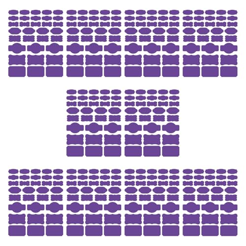 10 Blatt/320pcs Verschiedene Größe Selfadhäsive Papieraufkleber Etiketten Abnehmbare Etiketten Für Ätherische Ölflaschen Und Gläser von Haiki