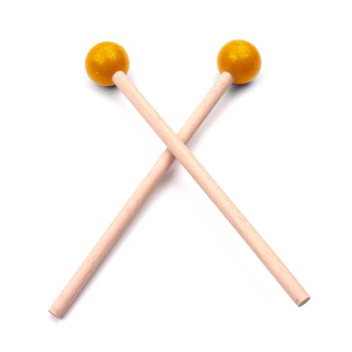 2pcs Leichtes Holzgriff Drum Stick Schläger Drumsticks Runde Sticks Hammer Musikalischer Drumstick 2pcs Leichtes Holzgriff Drum Stick Schläger Drumsticks Runde Sticks Hammer Musikalischer Drumstick von Haiki