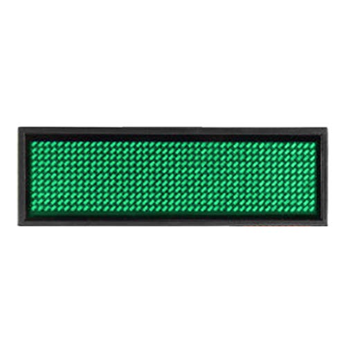 Digitales LED-Namensschild, programmierbar, scrollend, wiederaufladbar, für Messen, Visitenkarten Digitales LED-Namensschild, programmierbar, scrollend, wiederaufladbar, für Messen, Visitenkarten von Haiki