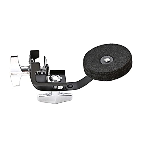 Drum Tone Control Drum Dämpfer Mute Tone Black Metal Plus Filz Clamp-on Tone Control Schalldämpfer Drum Tone Control Drum Dämpfer Mute Tone Black Metal Plus Filz Clamp-on Tone Control Schalldämpfer von Haiki