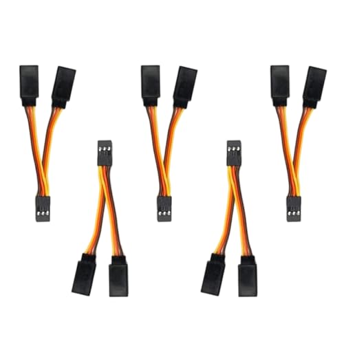 Haiki 5pcs 5 cm 30 Servo Verlängerungskabel Leitkabel Für Modellauto Und Feste Flügelflugzeuge von Haiki