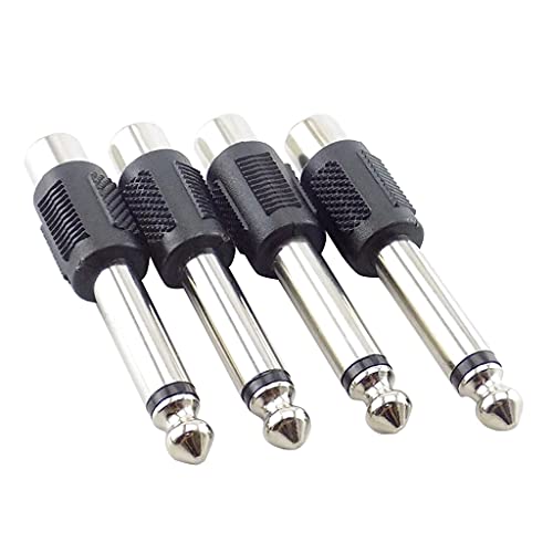 Haiki Bis 1/4 "Adapter 6 35 Mm 1/4 Zoll Männlich Weibliche Interconnect Adapter Conversion Plug Adapter Verpackung-4-Pack Haiki Bis 1/4 "Adapter 6 35 Mm 1/4 Zoll Männlich Weibliche Interconnect Adapter Conversion Plug Adapter Verpackung-4-Pack von Haiki