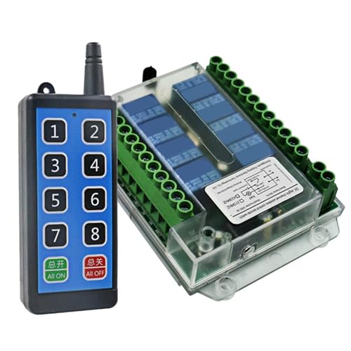 Haiki DC8-86V / AC110-275V 8 Kanalrelais Modulempfänger Drahtlose Fernbedienungen Schalter Für Den Motor Haiki DC8-86V / AC110-275V 8 Kanalrelais Modulempfänger Drahtlose Fernbedienungen Schalter Für Den Motor von Haiki