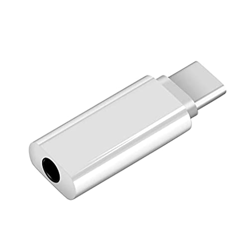 Haiki Praktisches Schnelles Getriebe 3 5 Mm Zum Typec Kopfhörer Audioadapter Bequemer Schwarz/Weiß Adapter Haiki Praktisches Schnelles Getriebe 3 5 Mm Zum Typec Kopfhörer Audioadapter Bequemer Schwarz/Weiß Adapter von Haiki