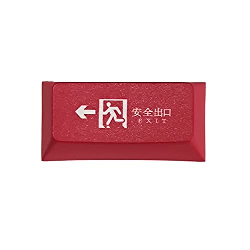Haiki Safe Exit KeyCap Ersatzkirschhöhe Für MX Backspace Exit Backpace Keycap Optionales Muster 2.0U von Haiki