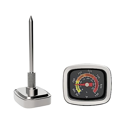 Industrielle Temperaturanzeige, Grill, Holzkohlegrill, Smoker, Doppeldisplay für Fleischkochanschluss von Haiki