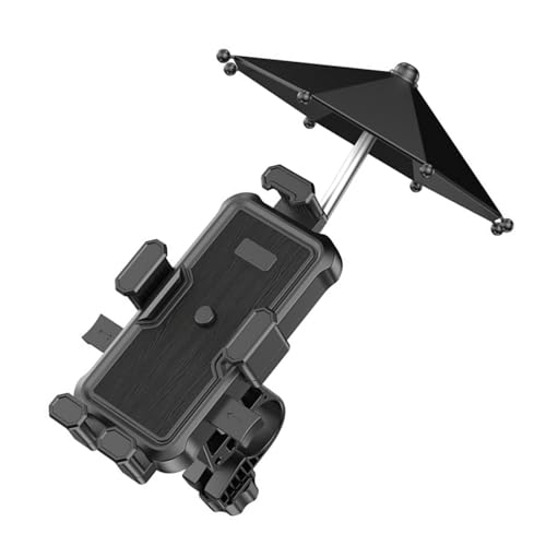 Motorrad-Telefonhalterung, Lenker-/Rückfahrhalterung, drehbar, stoßfest, Ständer für Roller, Fahrrad Motorrad-Telefonhalterung, Lenker-/Rückfahrhalterung, drehbar, stoßfest, Ständer für Roller, Fahrrad von Haiki