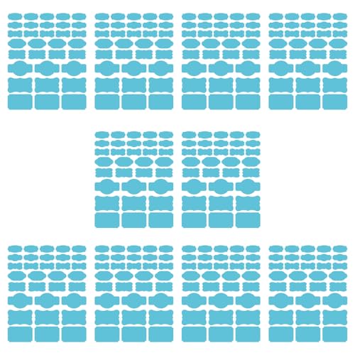 Papieraufkleber, beschreibbare Etiketten für Küche, Speisekammern, Organisation und Bastelprojekte, Dekorationen, 10 Blatt/320 Stück Papieraufkleber, beschreibbare Etiketten für Küche, Speisekammern, Organisation und Bastelprojekte, Dekorationen, 10 Blatt/320 Stück von Haiki