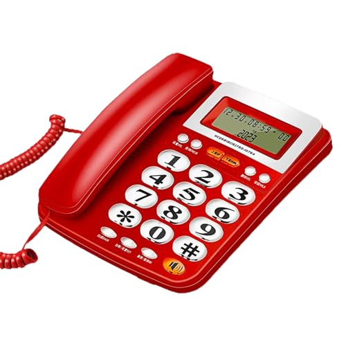 Schnurgebundenes Telefon Bürotelefon mit Anruferanzeige Festnetztelefone Kurzwahlen für den Einsatz in Hotels und Unternehmen von Haiki