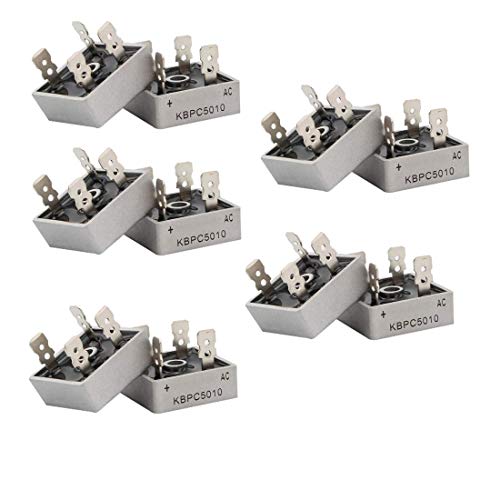 Hailege 10pcs KBPC5010 Diode Bridge Rectifier Diode 50A 1000V KBPC 5010 Power Rectifier Diode Electronic Components von Hailege