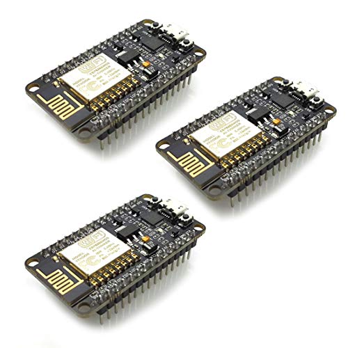 Hailege 3pcs ESP8266 NodeMCU CP2102 ESP-12E Development Board Open Source Serial Module Works Great for Arduino IDE/Micropython von Hailege