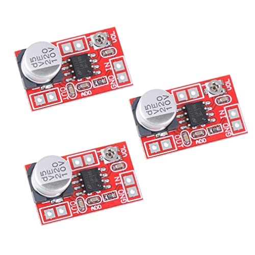 Hailege 3pcs Electret Amplifier Micro MIC Condenser Super Mini Microphone Amplifier Board DC5V-12V von Hailege