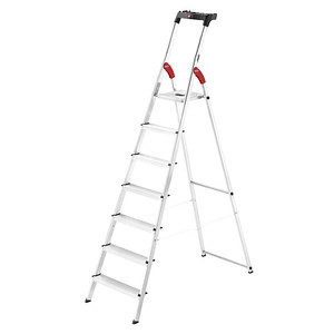 Hailo Haushaltsleiter L60 StandardLine alu 7 Sprossen, H: 232,0 cm von Hailo