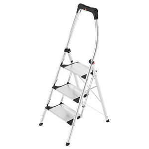 Hailo Klapptritt K100 TopLine alu 3 Stufen, H: 145,0 cm Hailo Klapptritt K100 TopLine alu 3 Stufen, H: 145,0 cm von Hailo