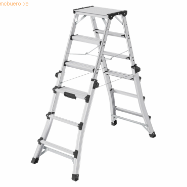 Hailo Leiter D100 8655-107 2x4-6 Stufen von Hailo
