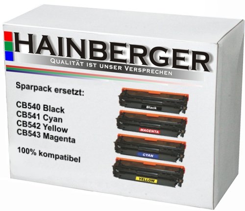 4x Hainberger Toner für HP Color Laserjet CP 1210 CP 1213 CP 1214 CP 1214 N CP 1215 CP 1216 CP 1217 CP 1510 CP 1513 CP 1514 N CP 1515 N CP 1516 N von Hainberger