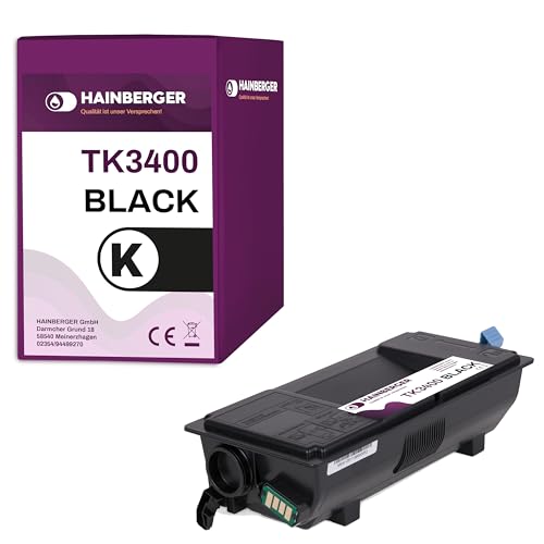 Hainberger 1x Toner Kompatibel TK3400 BK für Kyocera Ecosys PA4500X MA4500X MA4500fx von Hainberger