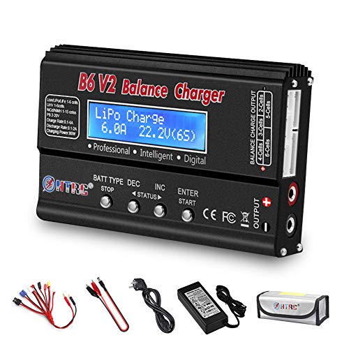LiPo Balance Ladegerät, 1S-6S Digital Discharger Akku Ladegerät 80W 6A für Li-Ion Life NiCd NiMH LiHV PB Smart Akku, Dekanstecker + Netzteil LiPo Balance Ladegerät, 1S-6S Digital Discharger Akku Ladegerät 80W 6A für Li-Ion Life NiCd NiMH LiHV PB Smart Akku, Dekanstecker + Netzteil von Haisito